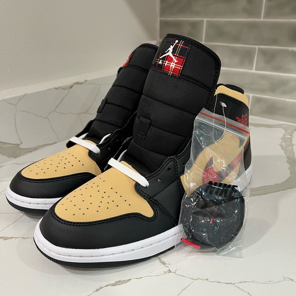 NIKE Air Jordan 1 Mid SE Sneakers. Men’s Size 10 Color Black Milticolor - Picture 4 of 12